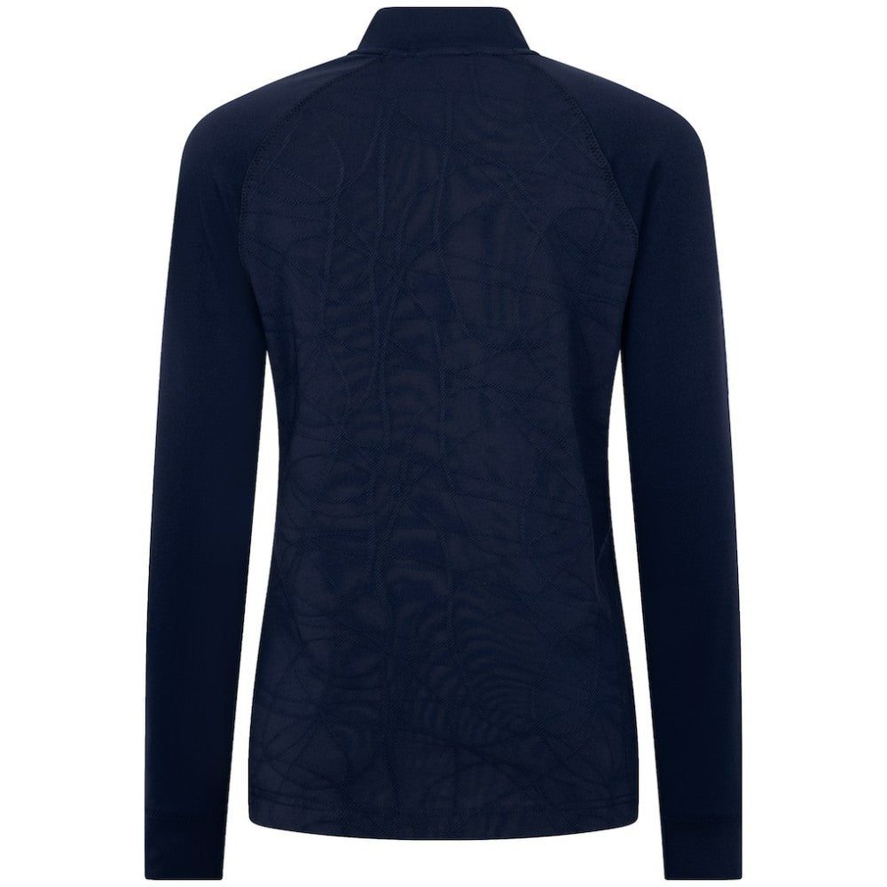 Winnipeg Jets - Levelwear Women's Amethyst Insignia Core Quarter-Zip Jacket Navy