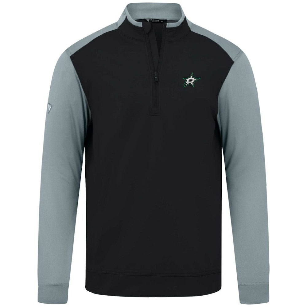 Dallas Stars - Levelwear Bayou Insignia Core Quarter-Zip Pullover Top Black