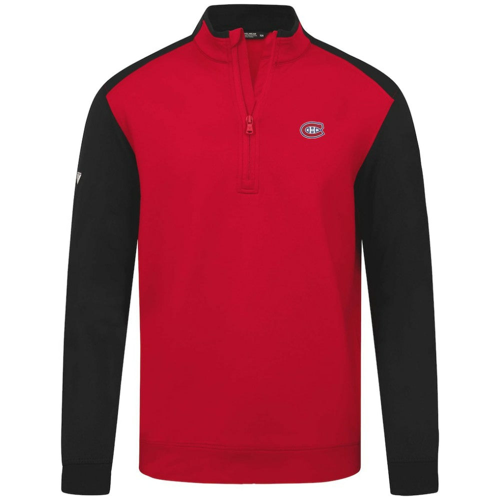Montreal Canadiens - Levelwear Bayou Insignia Core Quarter-Zip Pullover Top Red