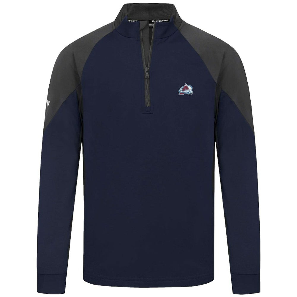 Colorado Avalanche - Levelwear Cadet Insignia Core Quarter-Zip Pullover Top Navy