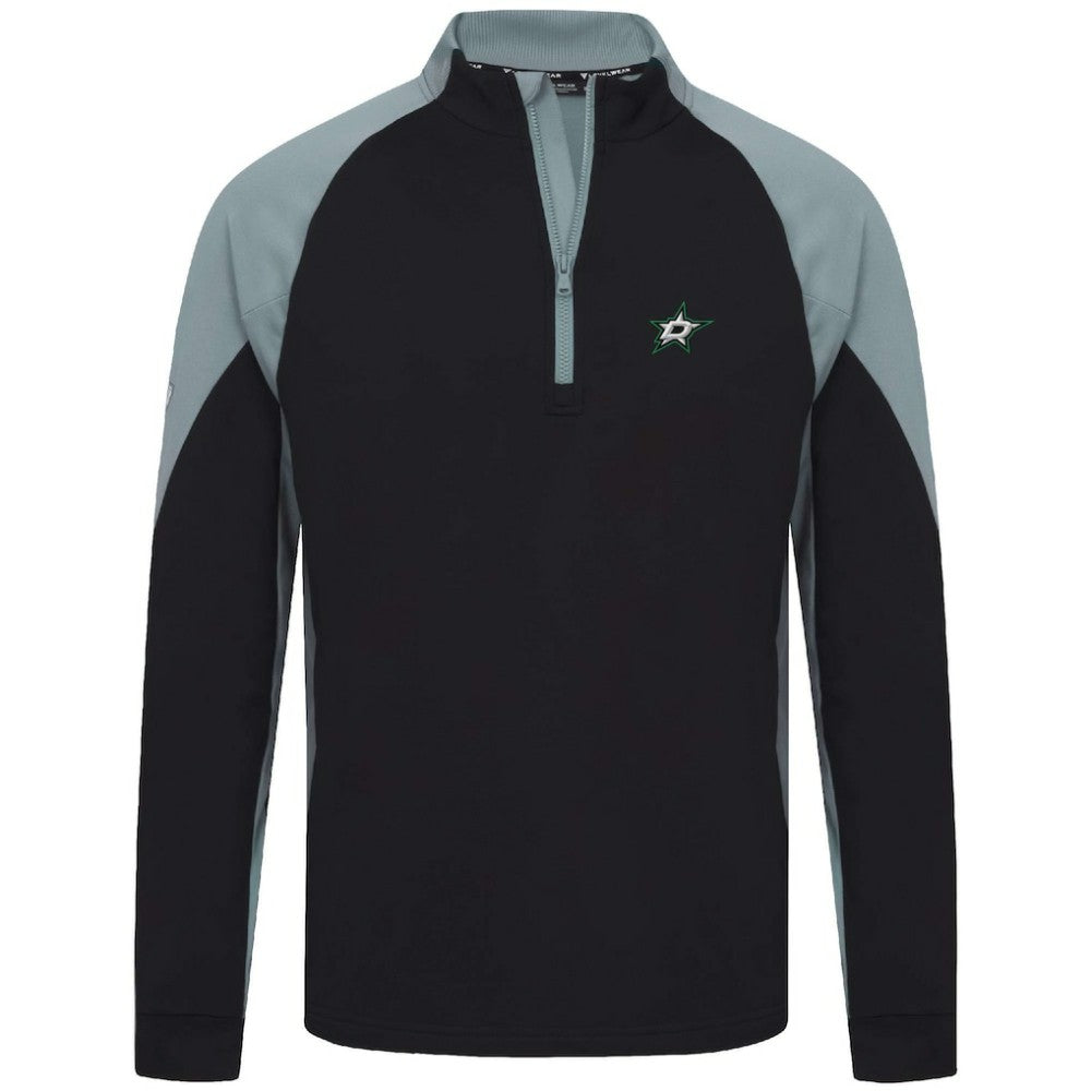 Dallas Stars - Levelwear Cadet Insignia Core Quarter-Zip Pullover Top Black