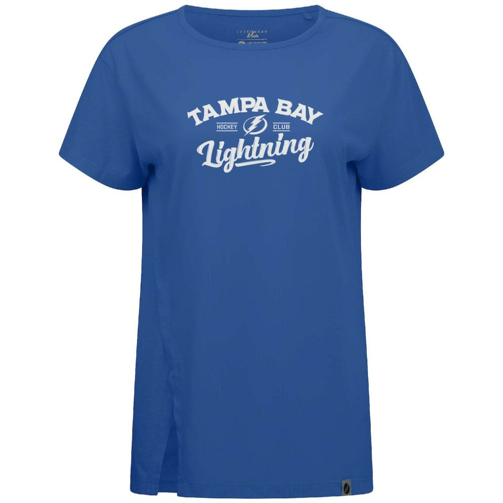 Tampa Bay Lightning - Levelwear Women's Influx Ice Wall T-Shirt Blue