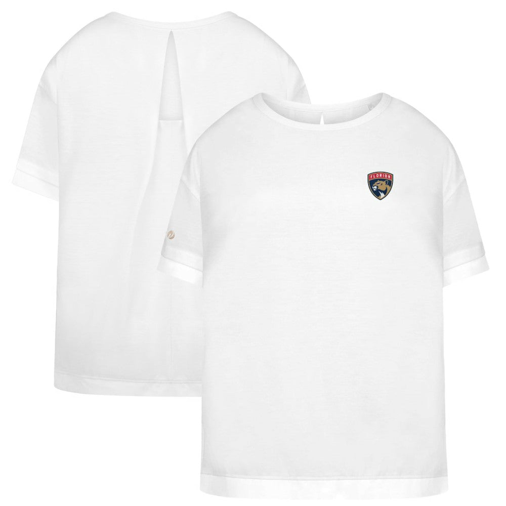 Florida Panthers - Levelwear Women's Tulip Primary Logo T-Shirt White