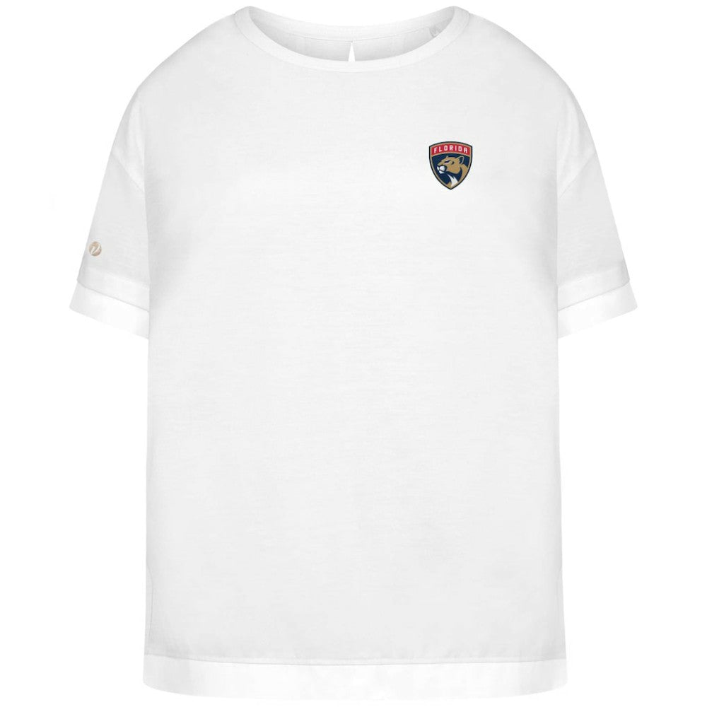 Florida Panthers - Levelwear Women's Tulip Primary Logo T-Shirt White