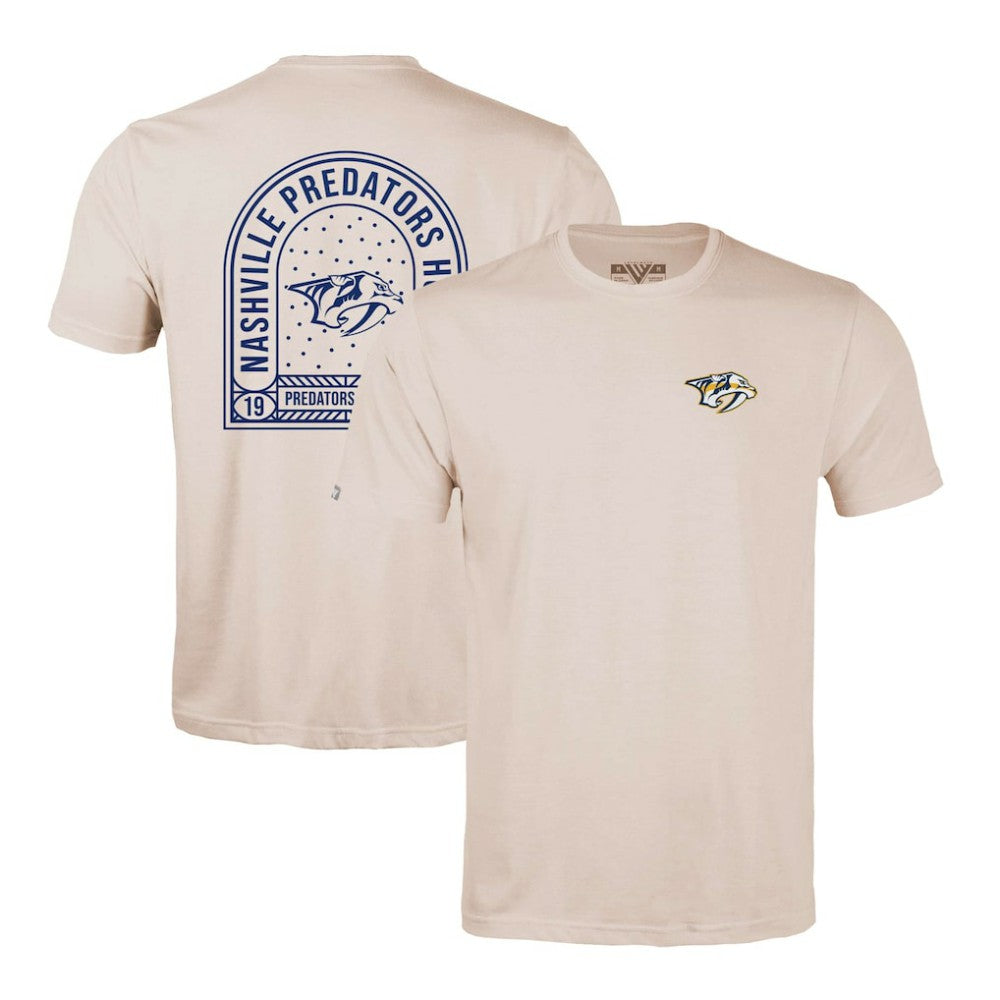 Nashville Predators - Levelwear Richmond Stained Glass T-Shirt Khaki