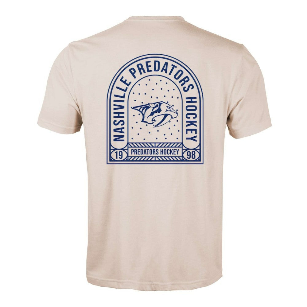 Nashville Predators - Levelwear Richmond Stained Glass T-Shirt Khaki