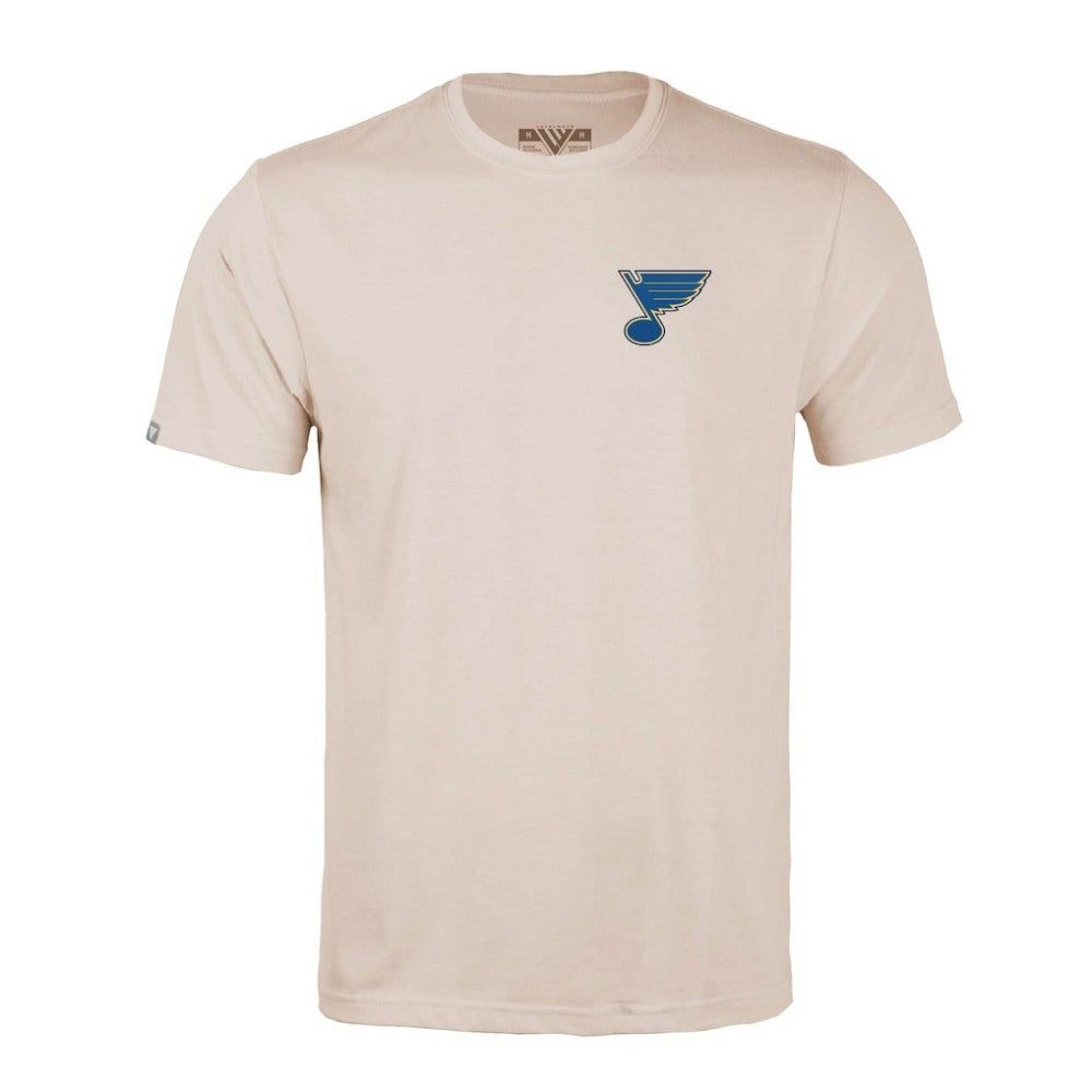 St. Louis Blues - Levelwear Richmond Stained Glass T-Shirt Khaki