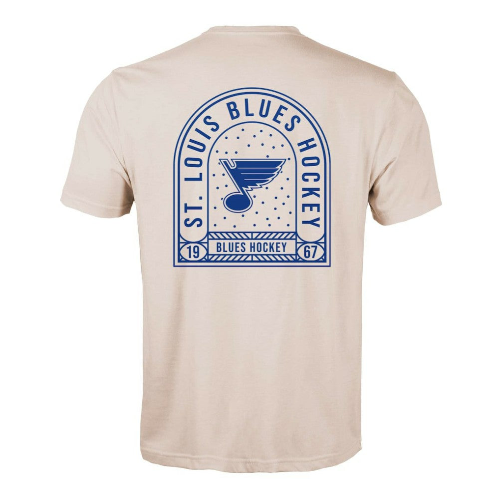 St. Louis Blues - Levelwear Richmond Stained Glass T-Shirt Khaki