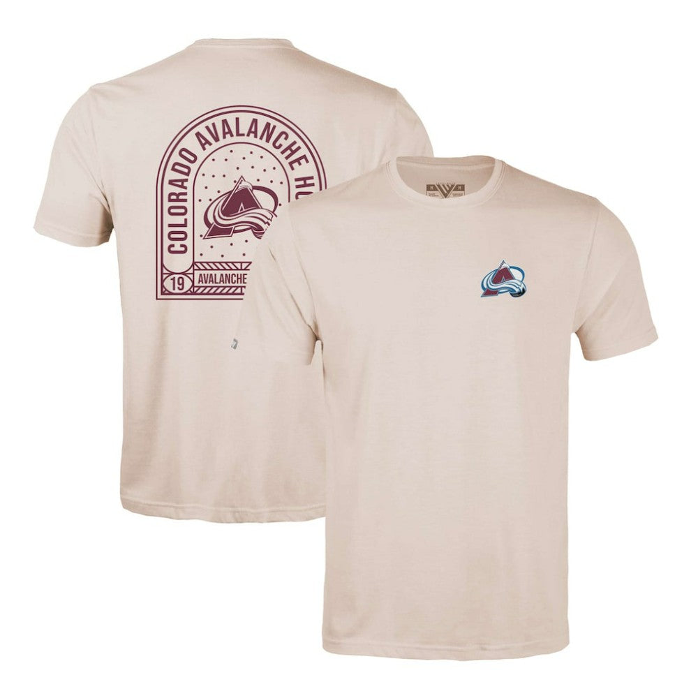 Colorado Avalanche - Levelwear Richmond Stained Glass T-Shirt Khaki