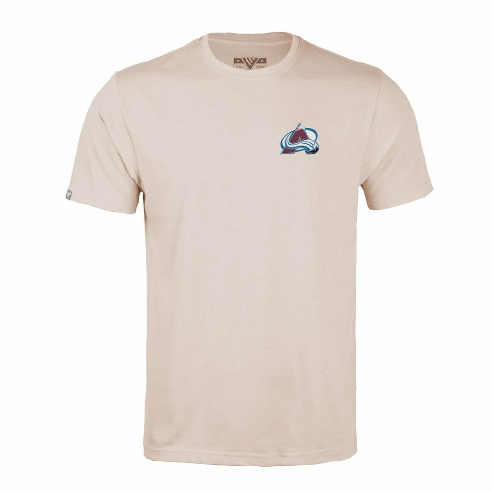Colorado Avalanche - Levelwear Richmond Stained Glass T-Shirt Khaki