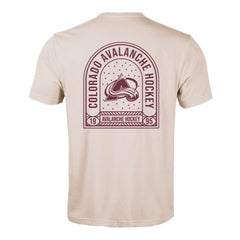Colorado Avalanche - Levelwear Richmond Stained Glass T-Shirt Khaki