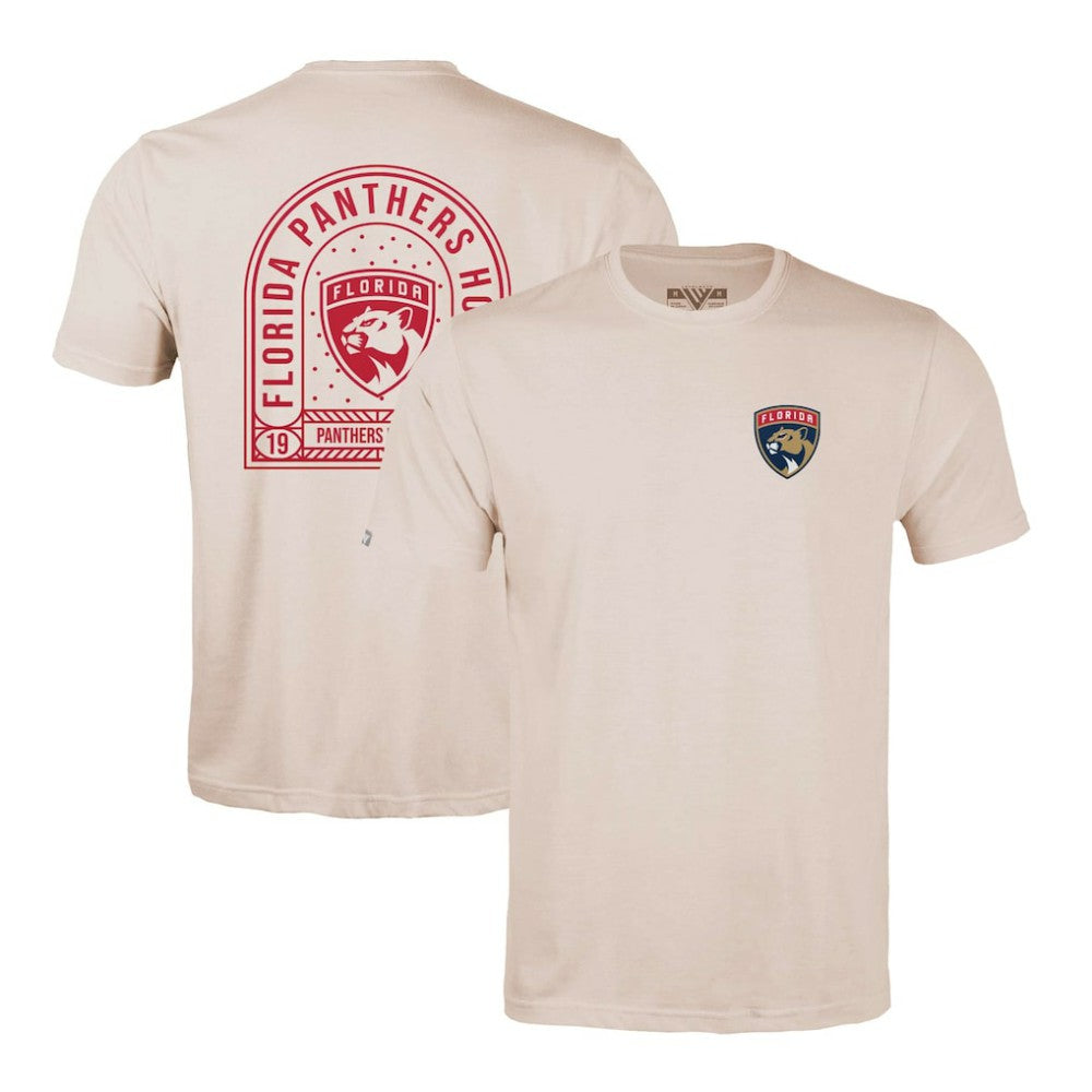 Florida Panthers - Levelwear Richmond Stained Glass T-Shirt Khaki