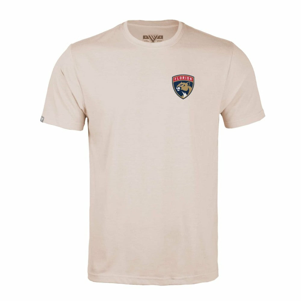 Florida Panthers - Levelwear Richmond Stained Glass T-Shirt Khaki