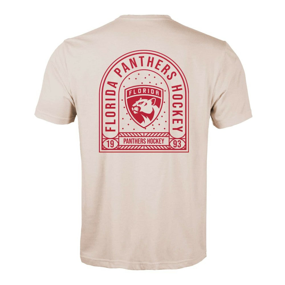Florida Panthers - Levelwear Richmond Stained Glass T-Shirt Khaki