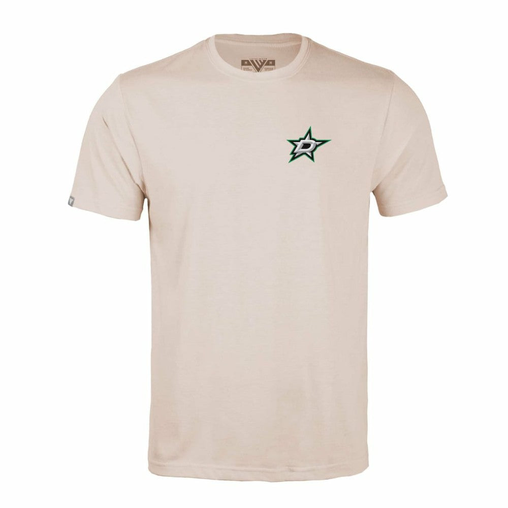 Dallas Stars - Levelwear Richmond Stained Glass T-Shirt Khaki