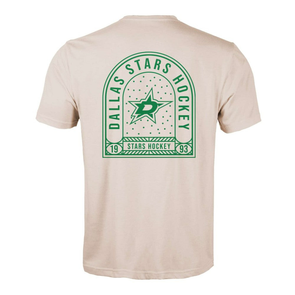 Dallas Stars - Levelwear Richmond Stained Glass T-Shirt Khaki