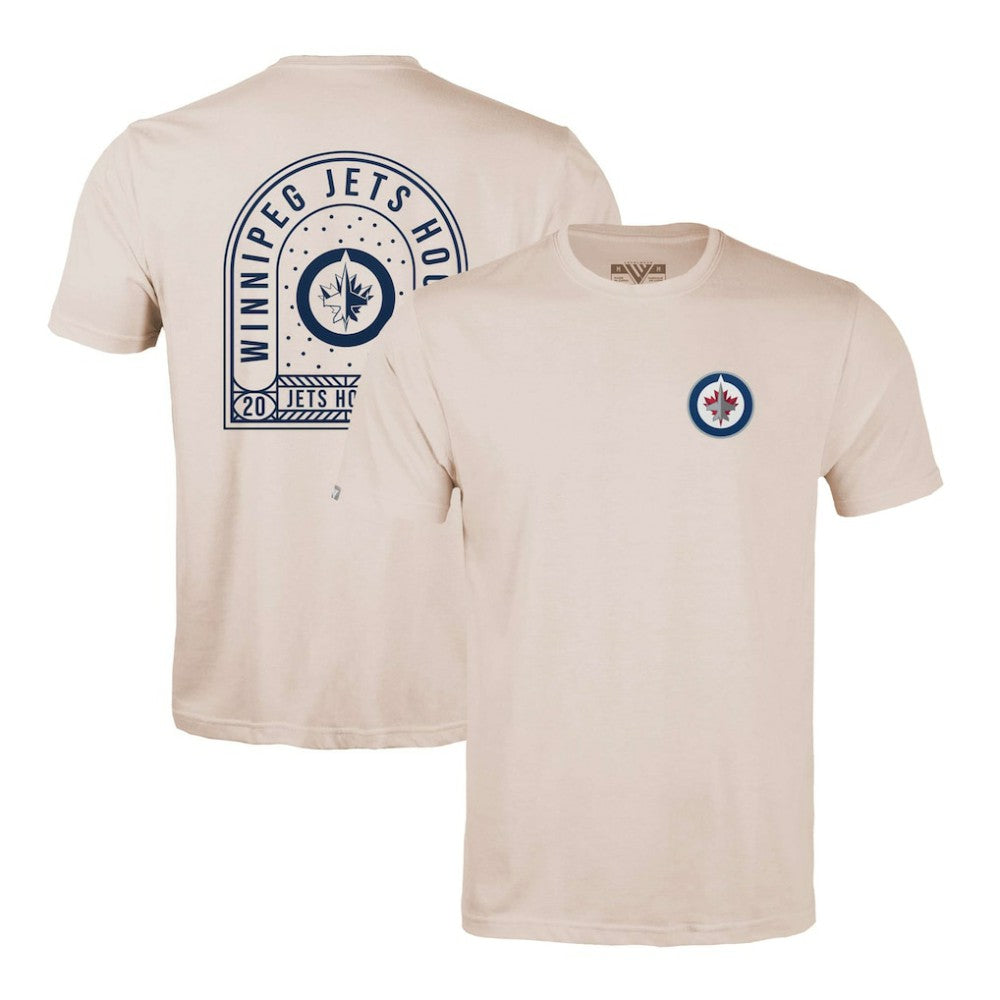Winnipeg Jets - Levelwear Richmond Stained Glass T-Shirt Khaki