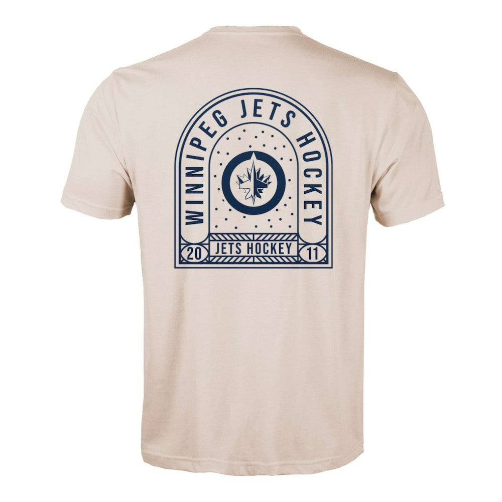 Winnipeg Jets - Levelwear Richmond Stained Glass T-Shirt Khaki