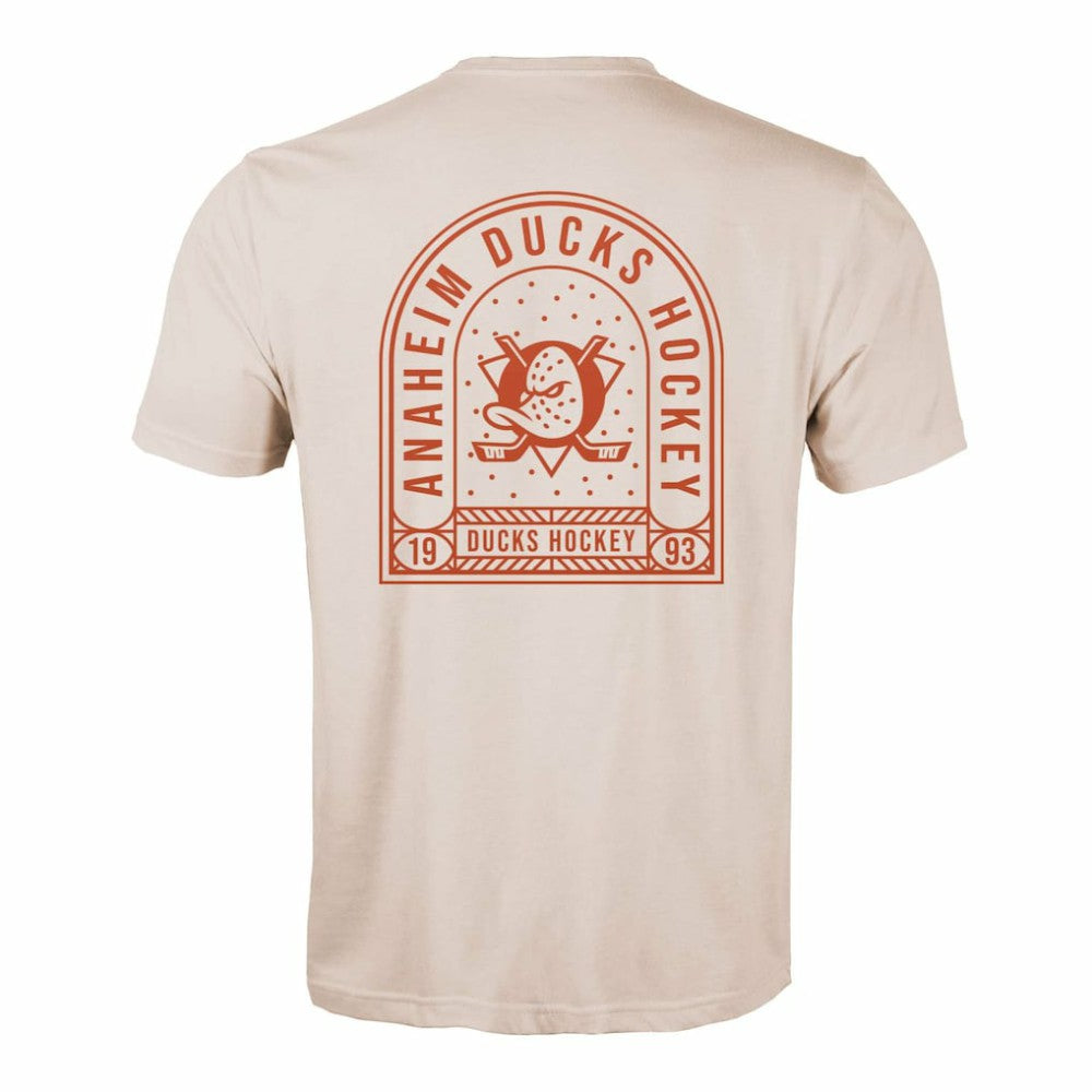 Anaheim Ducks - Levelwear Richmond Stained Glass T-Shirt Khaki