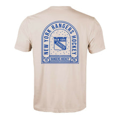 New York Rangers Levelwear Richmond Stained Glass T-Shirt Khaki