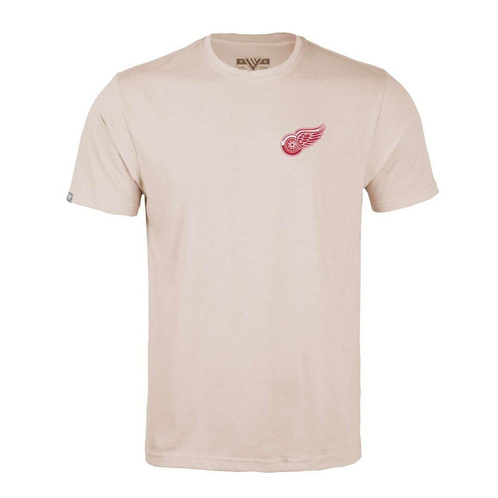 Detroit Red Wings - Levelwear Richmond Stained Glass T-Shirt Khaki
