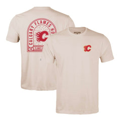 Calgary Flames - Levelwear Richmond Stained Glass T-Shirt Khaki