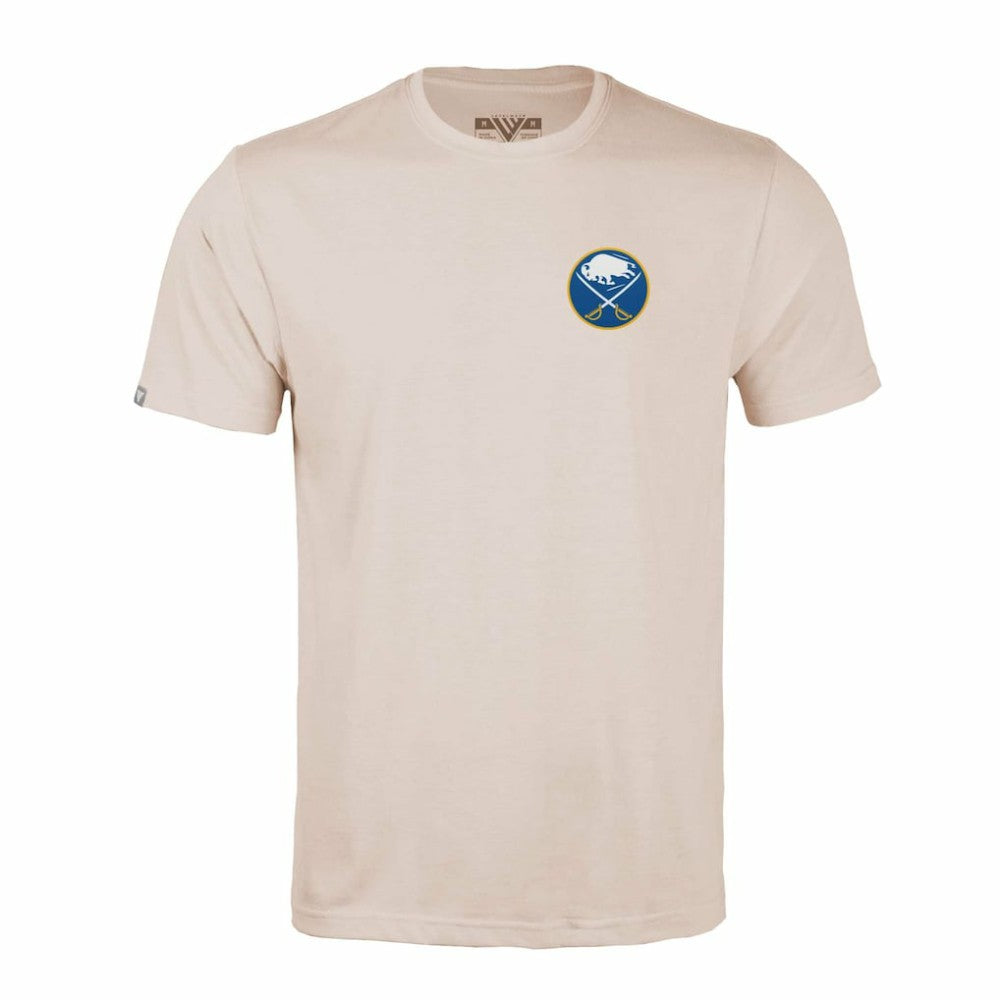 Buffalo Sabres - Levelwear Richmond Stained Glass T-Shirt Khaki
