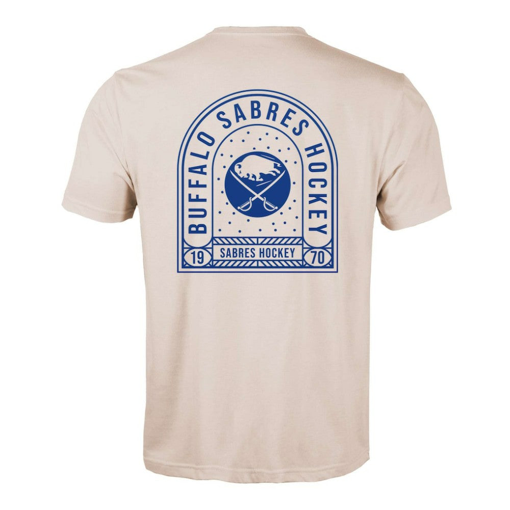 Buffalo Sabres - Levelwear Richmond Stained Glass T-Shirt Khaki