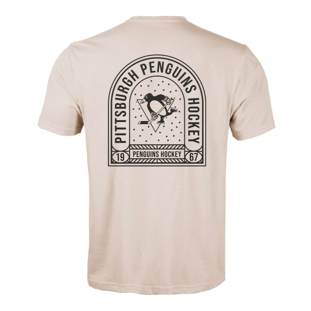 Pittsburgh Penguins Levelwear Richmond Stained Glass T-Shirt Khaki
