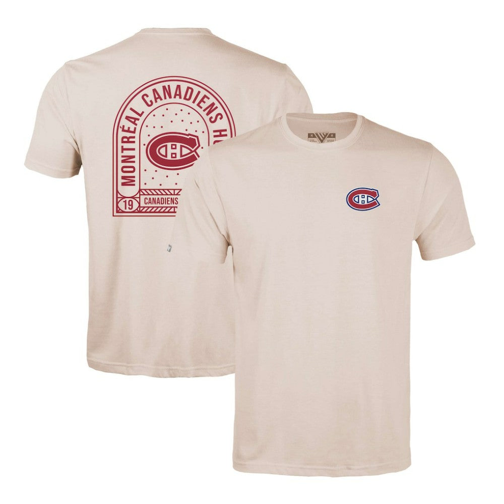 Montreal Canadiens - Levelwear Richmond Stained Glass T-Shirt Khaki