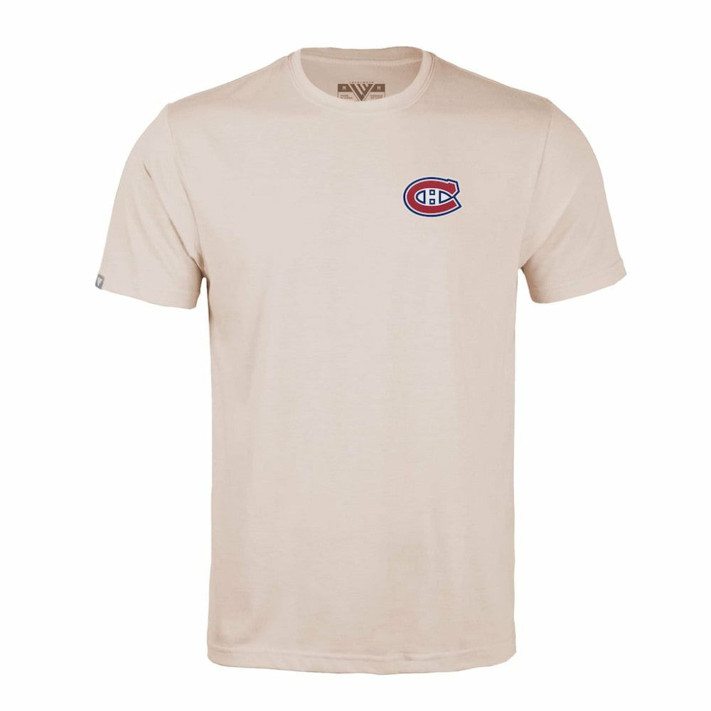 Montreal Canadiens - Levelwear Richmond Stained Glass T-Shirt Khaki