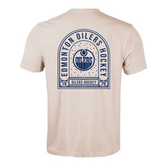 Edmonton Oilers - Levelwear Richmond Stained Glass T-Shirt Khaki