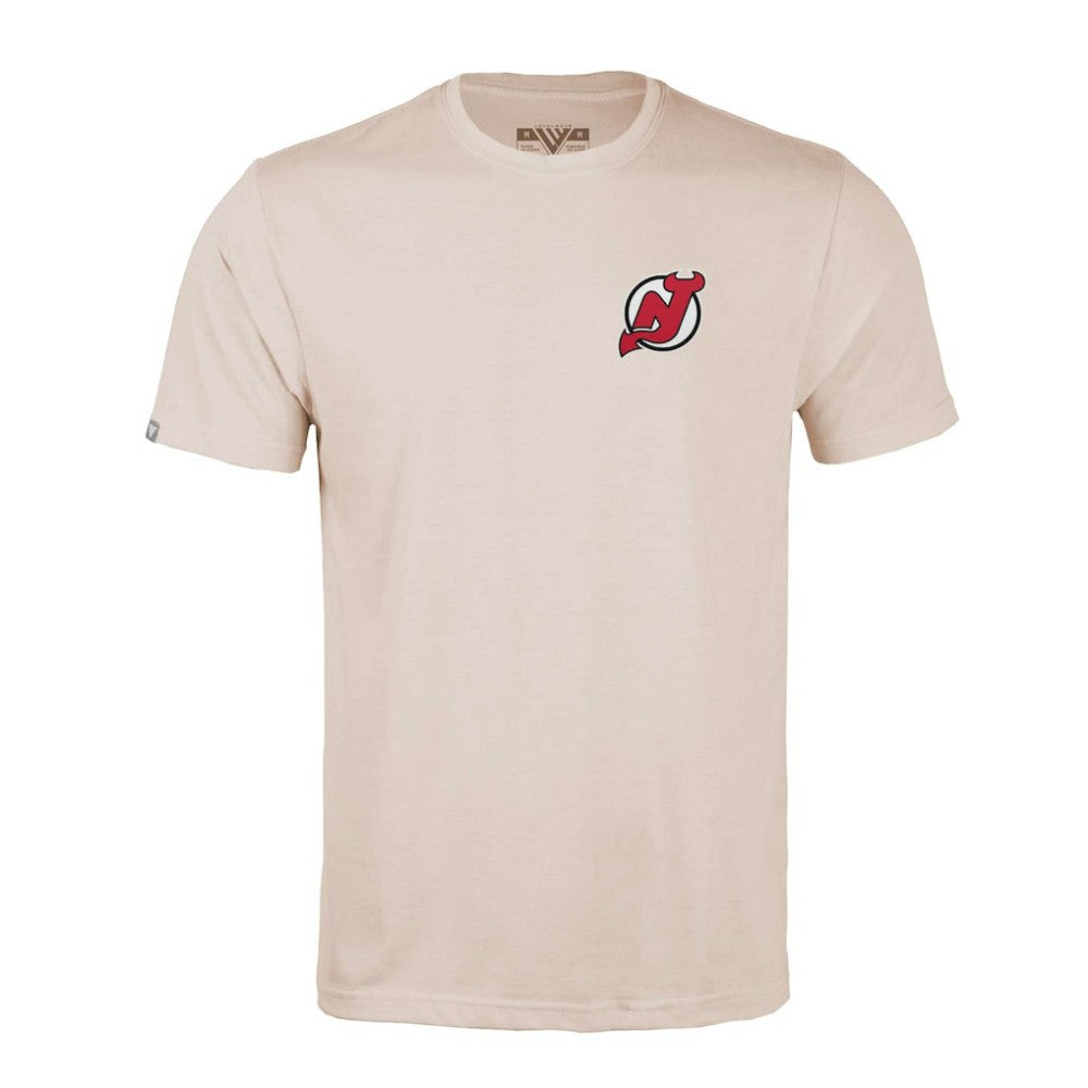 New Jersey Devils - Levelwear Richmond Stained Glass T-Shirt Khaki