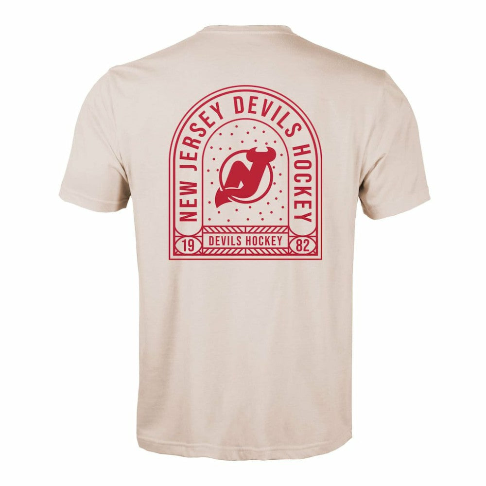 New Jersey Devils - Levelwear Richmond Stained Glass T-Shirt Khaki