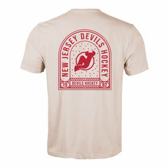 New Jersey Devils - Levelwear Richmond Stained Glass T-Shirt Khaki