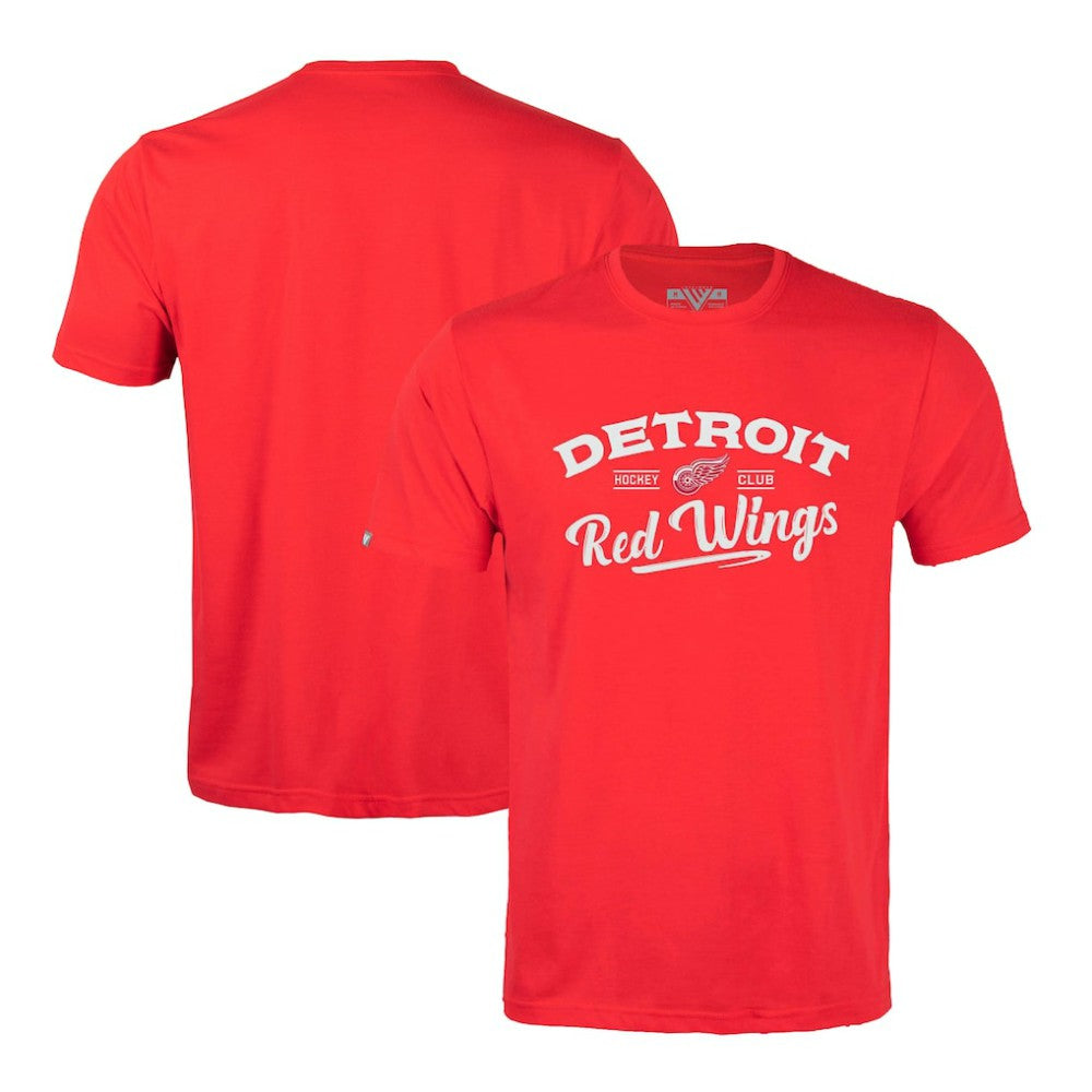 Detroit Red Wings - Levelwear Richmond Ice Wall T-Shirt Red