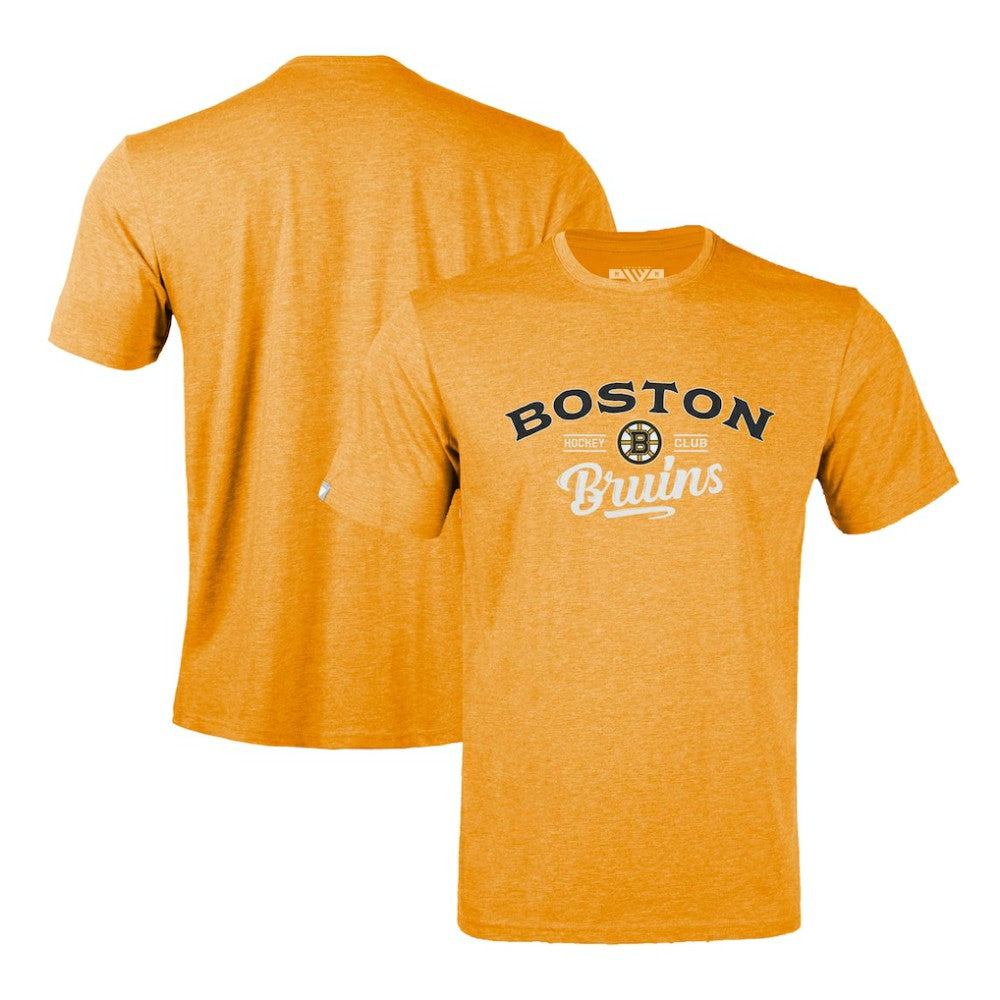 Boston Bruins Levelwear Richmond Ice Wall T-Shirt Gold