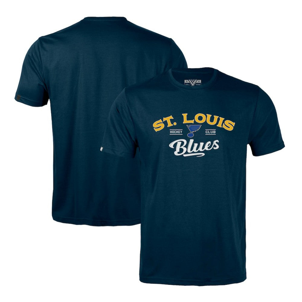 St. Louis Blues - Levelwear Richmond Ice Wall T-Shirt Navy