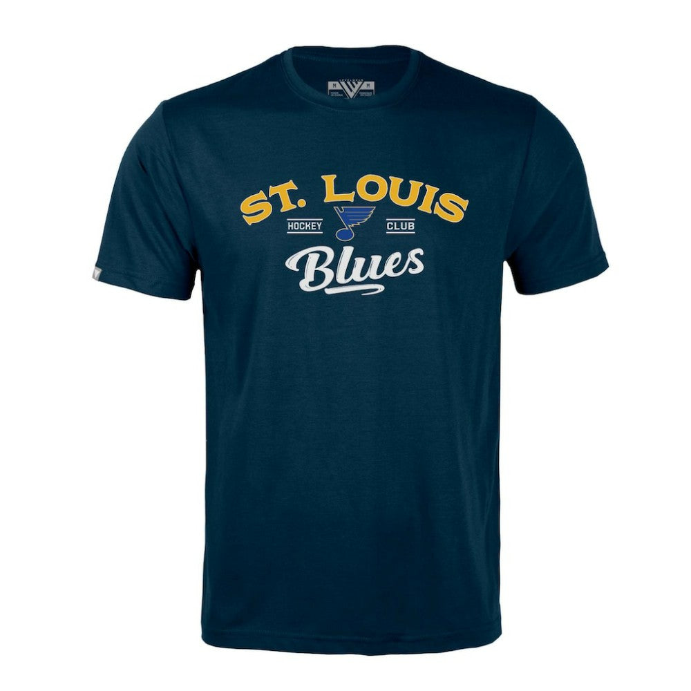 St. Louis Blues - Levelwear Richmond Ice Wall T-Shirt Navy