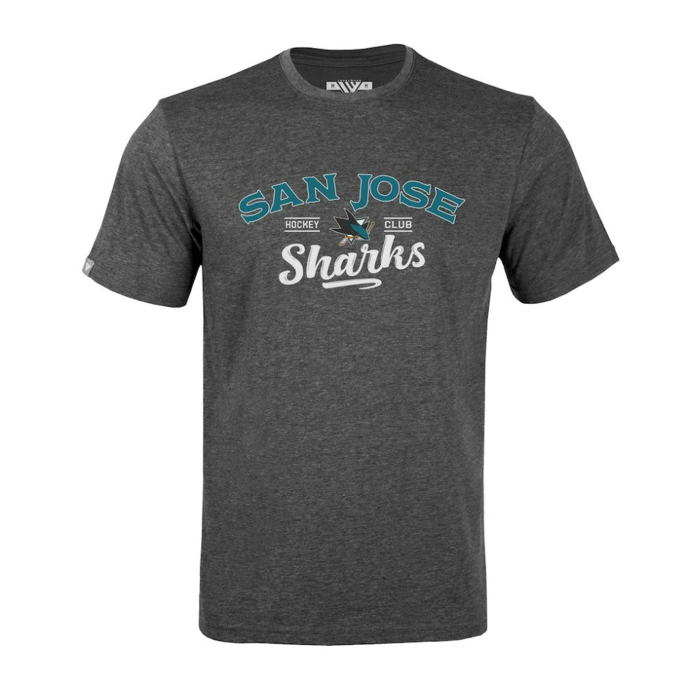 San Jose Sharks - Levelwear Richmond Ice Wall T-Shirt Gray