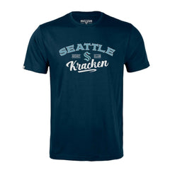 Seattle Kraken Levelwear Richmond Ice Wall T-Shirt Deep Sea Blue