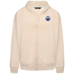 Edmonton Oilers - Levelwear Uphill Stained Glass Full-Zip Hoodie Jacket Khaki