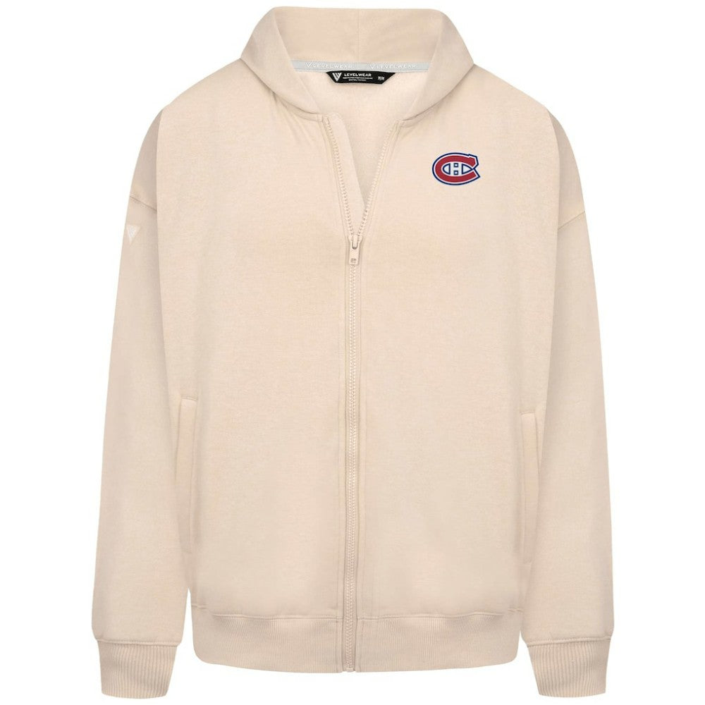 Montreal Canadiens - Levelwear Uphill Stained Glass Full-Zip Hoodie Jacket Khaki