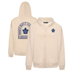 Toronto Maple Leafs - Levelwear Uphill Stained Glass Full-Zip Hoodie Jacket Khaki