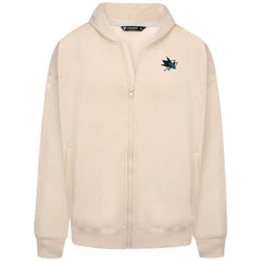 San Jose Sharks - Levelwear Uphill Stained Glass Full-Zip Hoodie Jacket Khaki