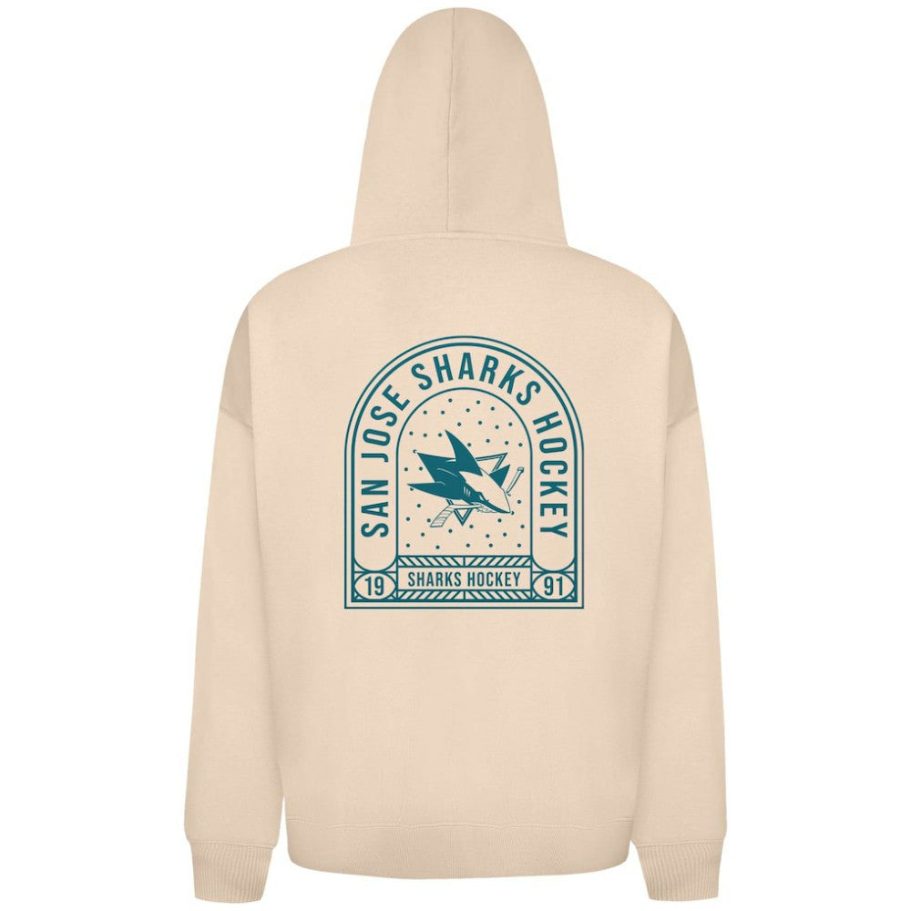 San Jose Sharks - Levelwear Uphill Stained Glass Full-Zip Hoodie Jacket Khaki