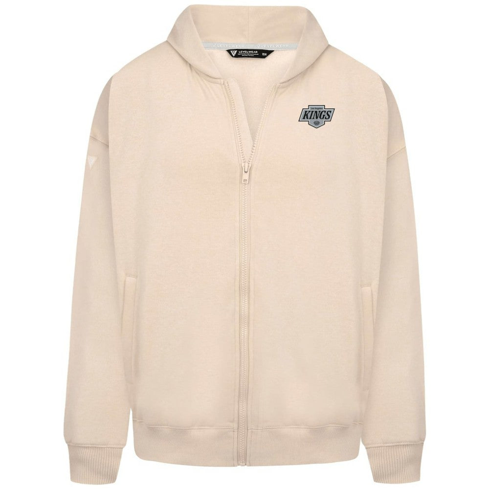 Los Angeles Kings - Levelwear Uphill Stained Glass Full-Zip Hoodie Jacket Khaki