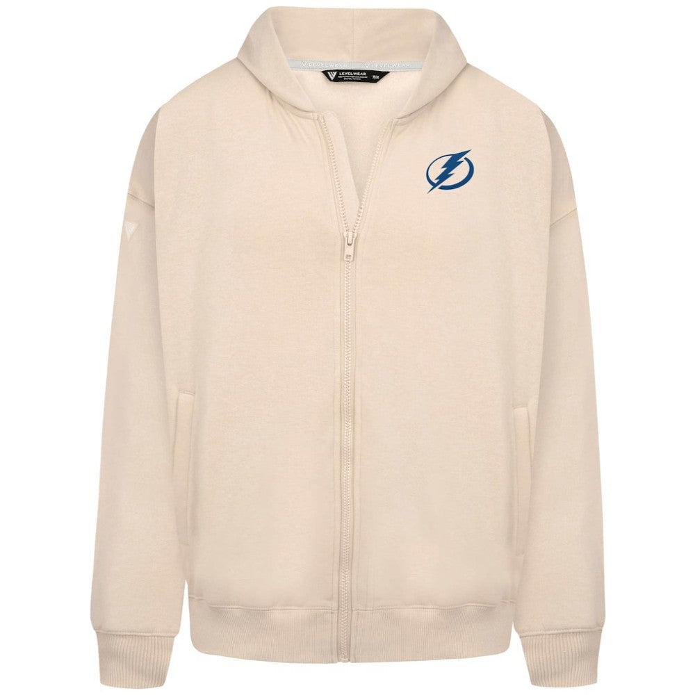 Tampa Bay Lightning - Levelwear Uphill Stained Glass Full-Zip Hoodie Jacket Khaki