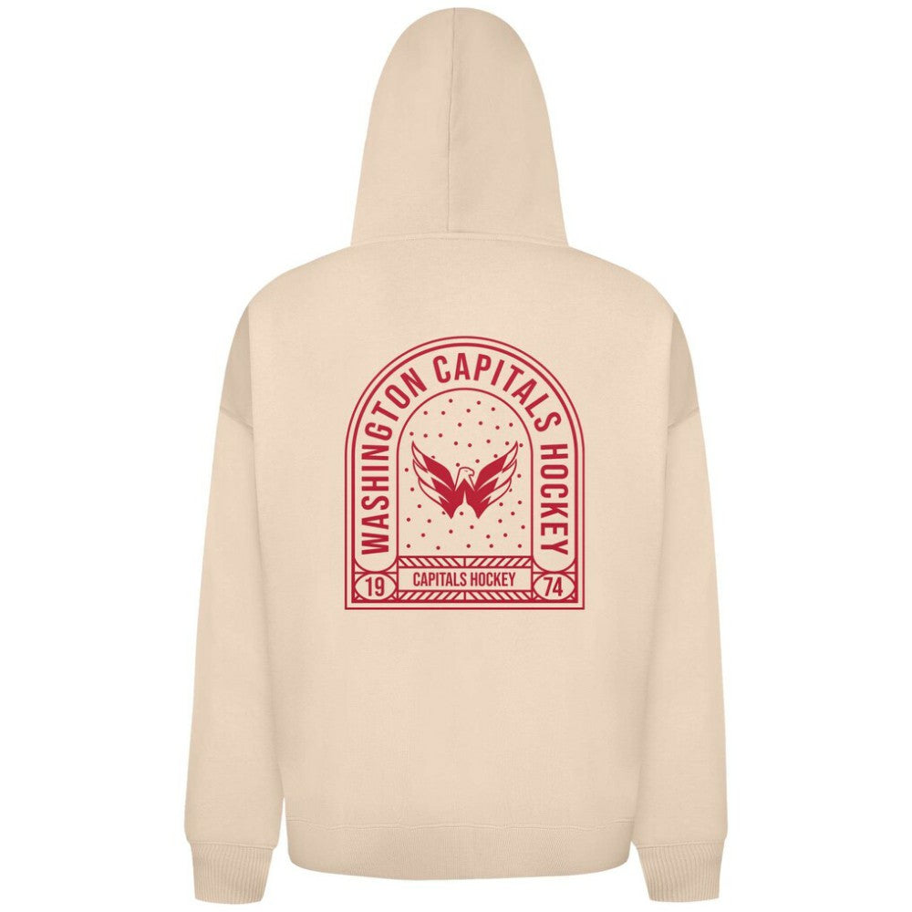 Washington Capitals Levelwear Uphill Stained Glass Full-Zip Hoodie Jacket Khaki
