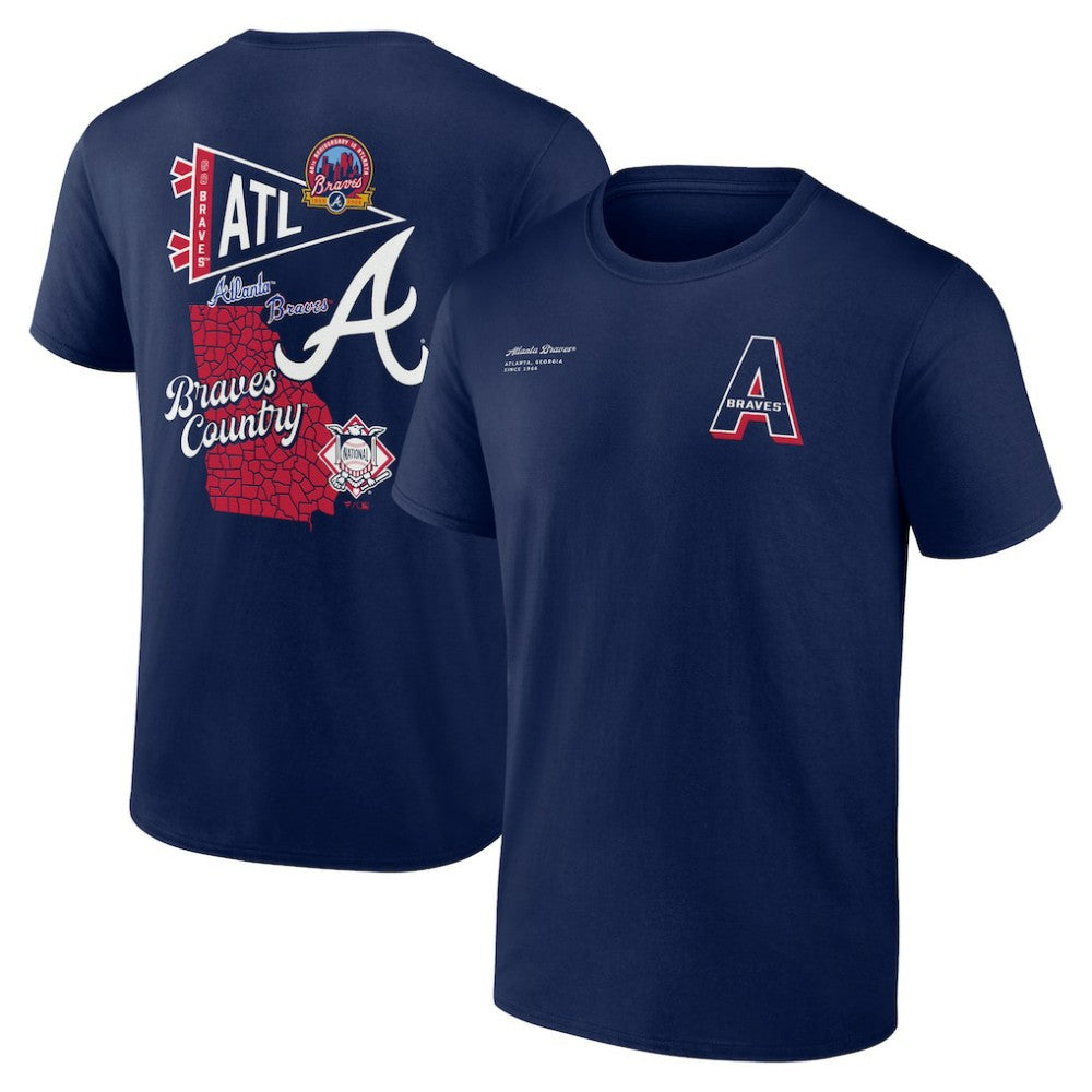 Atlanta Braves Split Zone T-Shirt Online